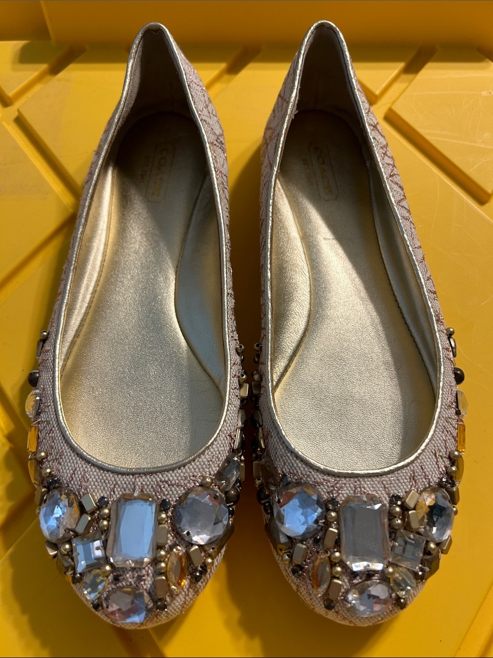 Embellished Jeweled Ballet Flats